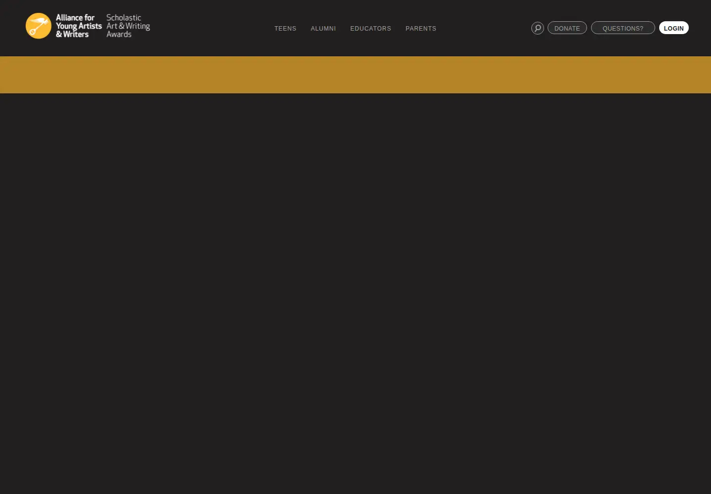Screenshot of artandwriting.org