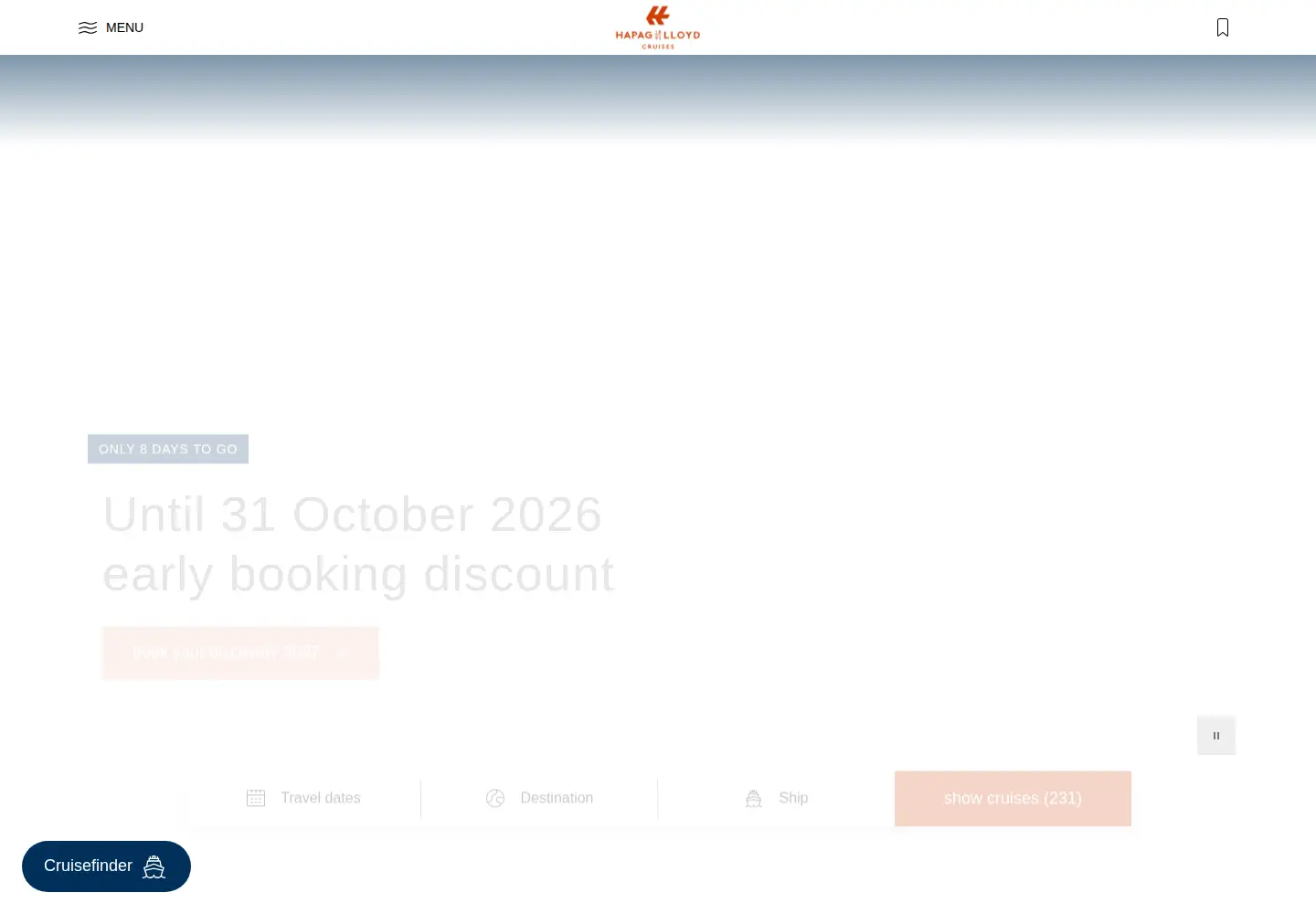 Screenshot of hl-cruises.com