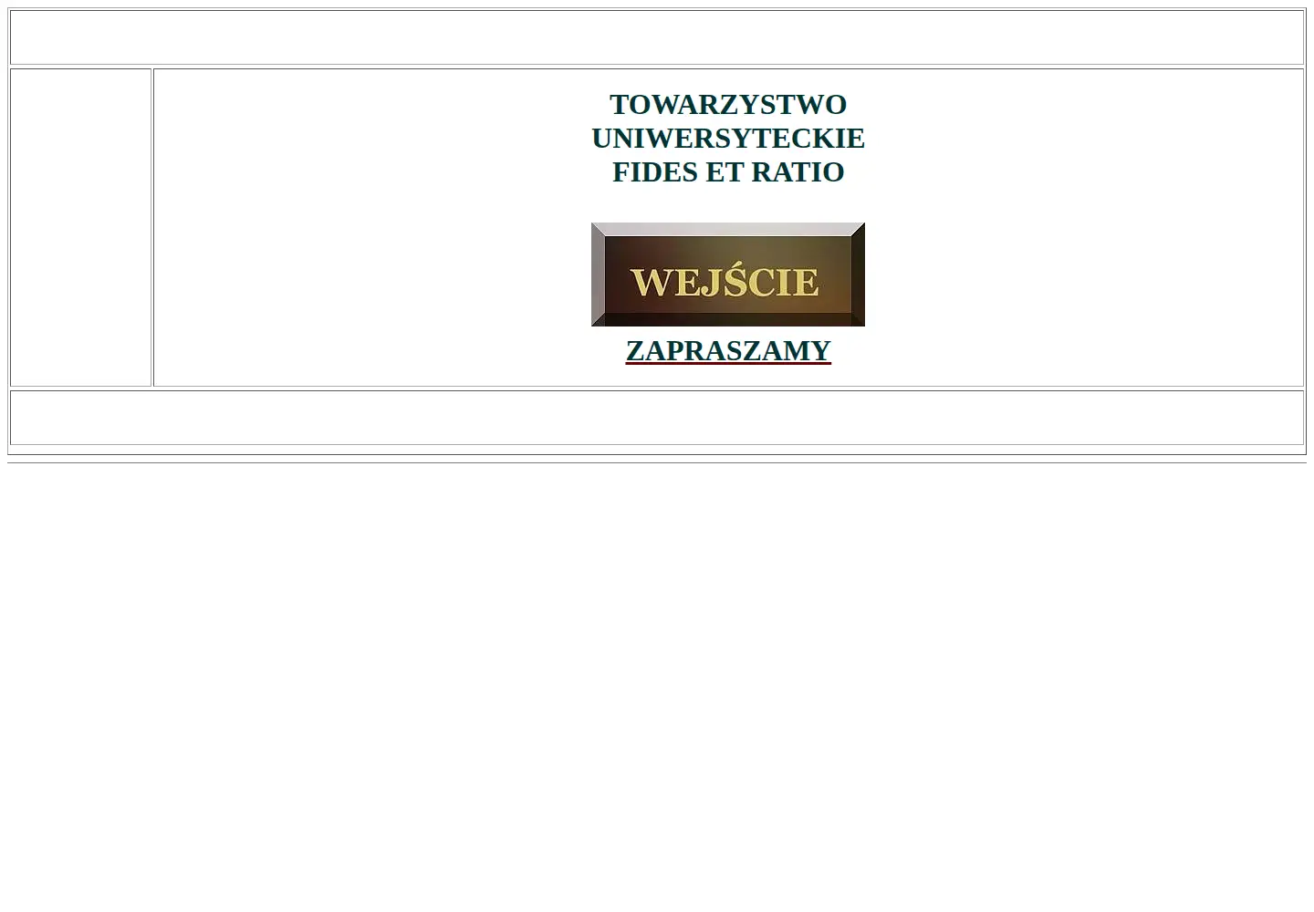 Screenshot of stowarzyszeniefidesetratio.pl