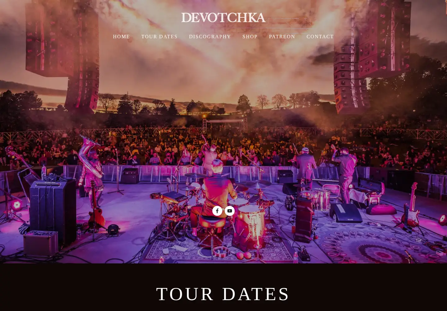 Captured homepage of devotchka.net in the current scan
