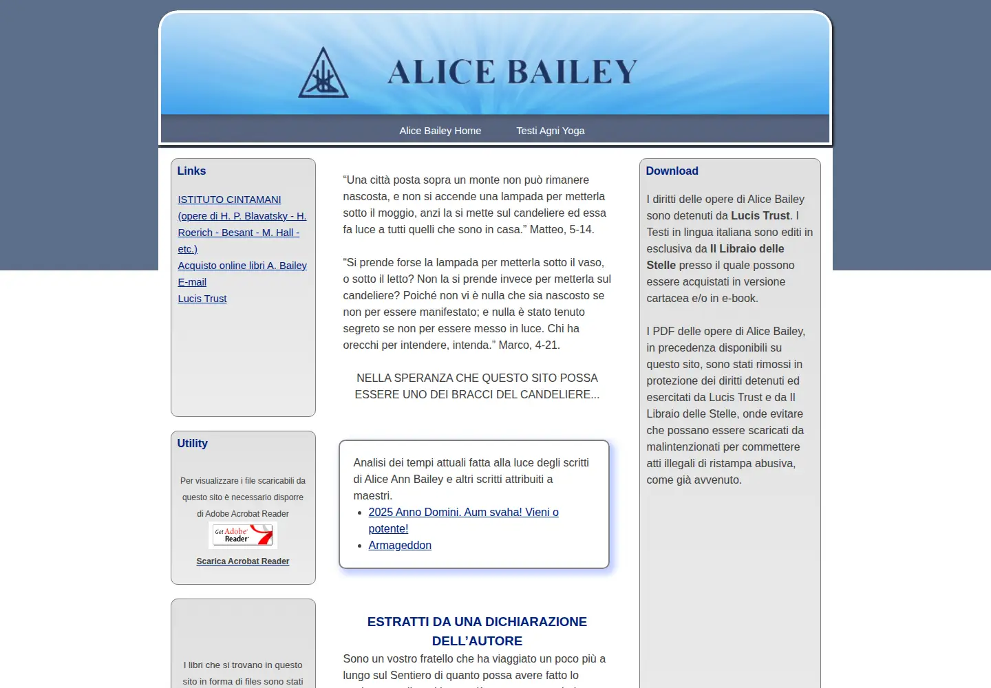 Screenshot of bailey.it