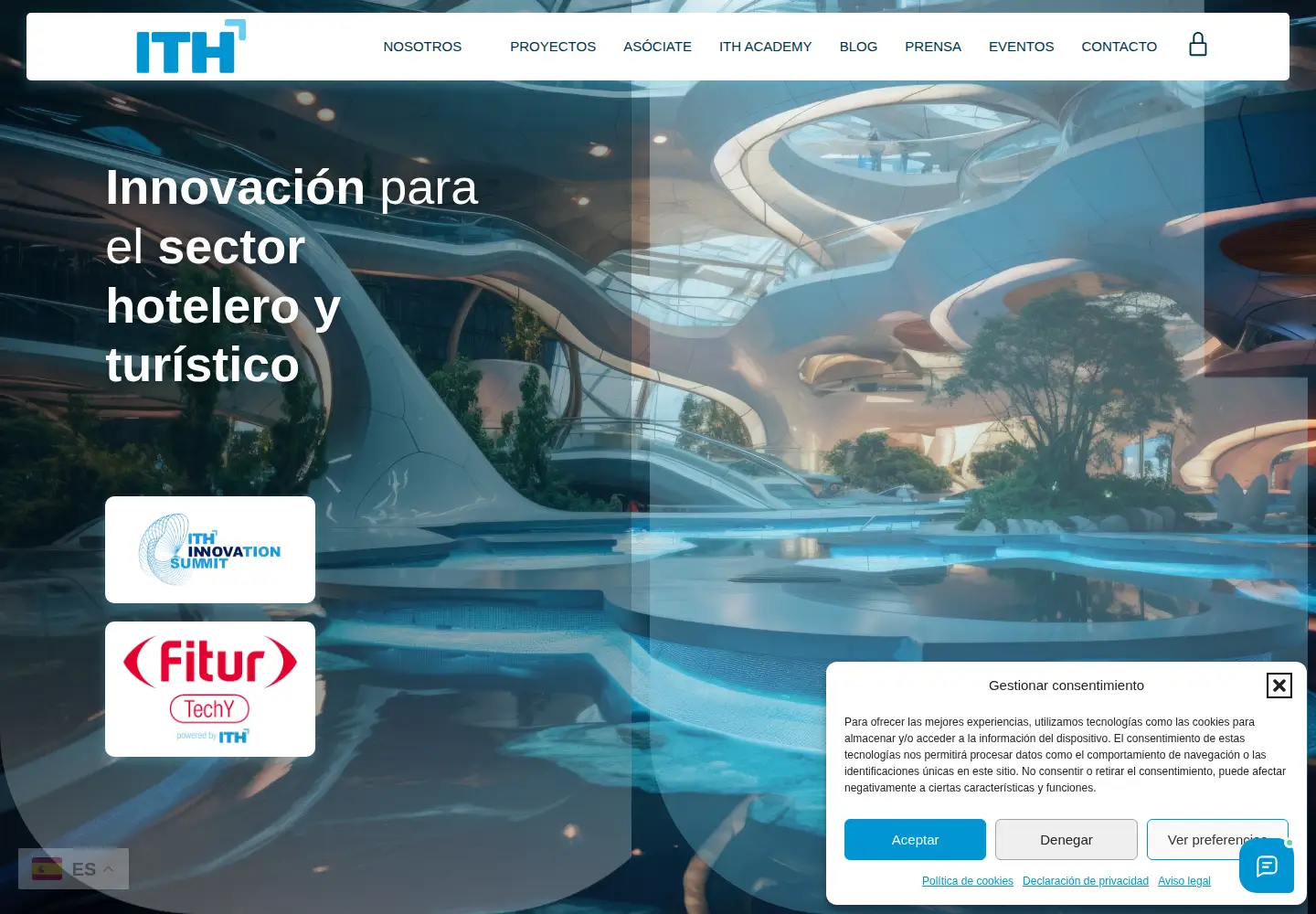 Screenshot of ithotelero.com