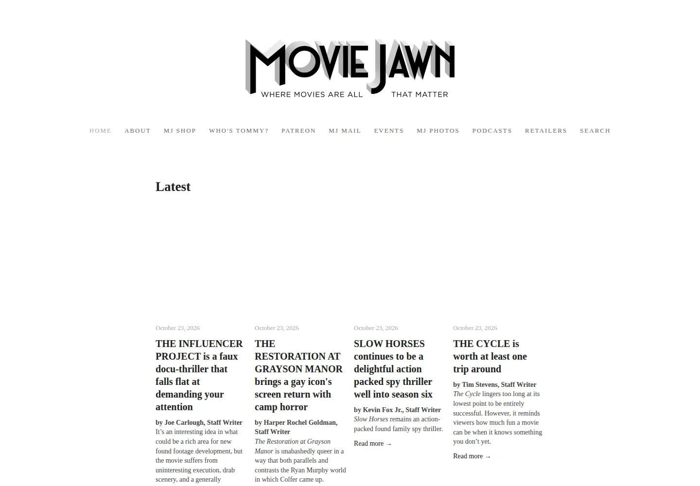 Screenshot of moviejawn.com