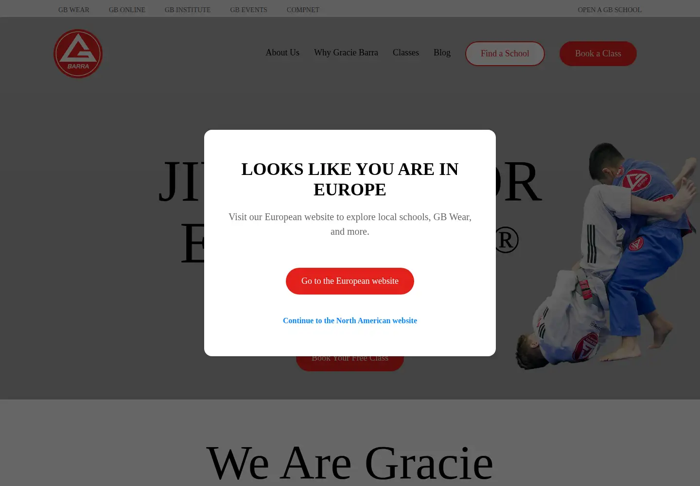 Screenshot of graciebarra.com
