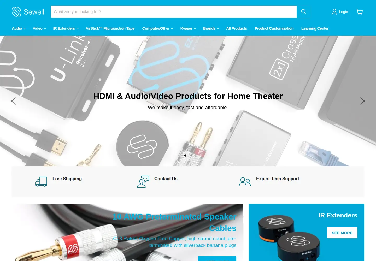 Captured homepage of sewelldirect.com in the current scan