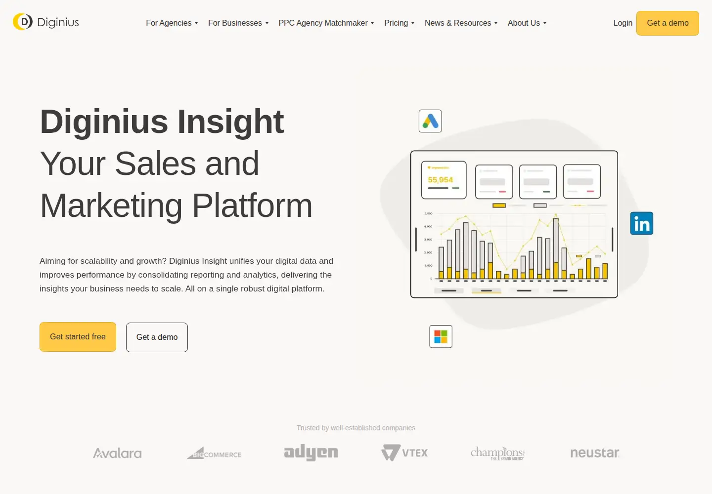 Screenshot of diginius.com