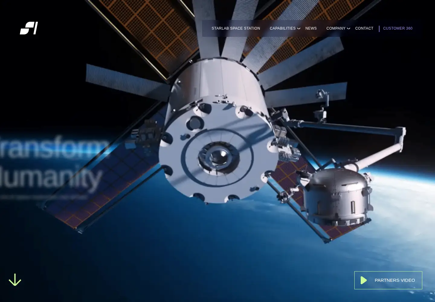 Screenshot of starlab-space.com