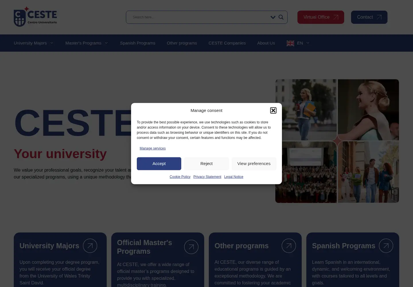 Screenshot of ceste.es