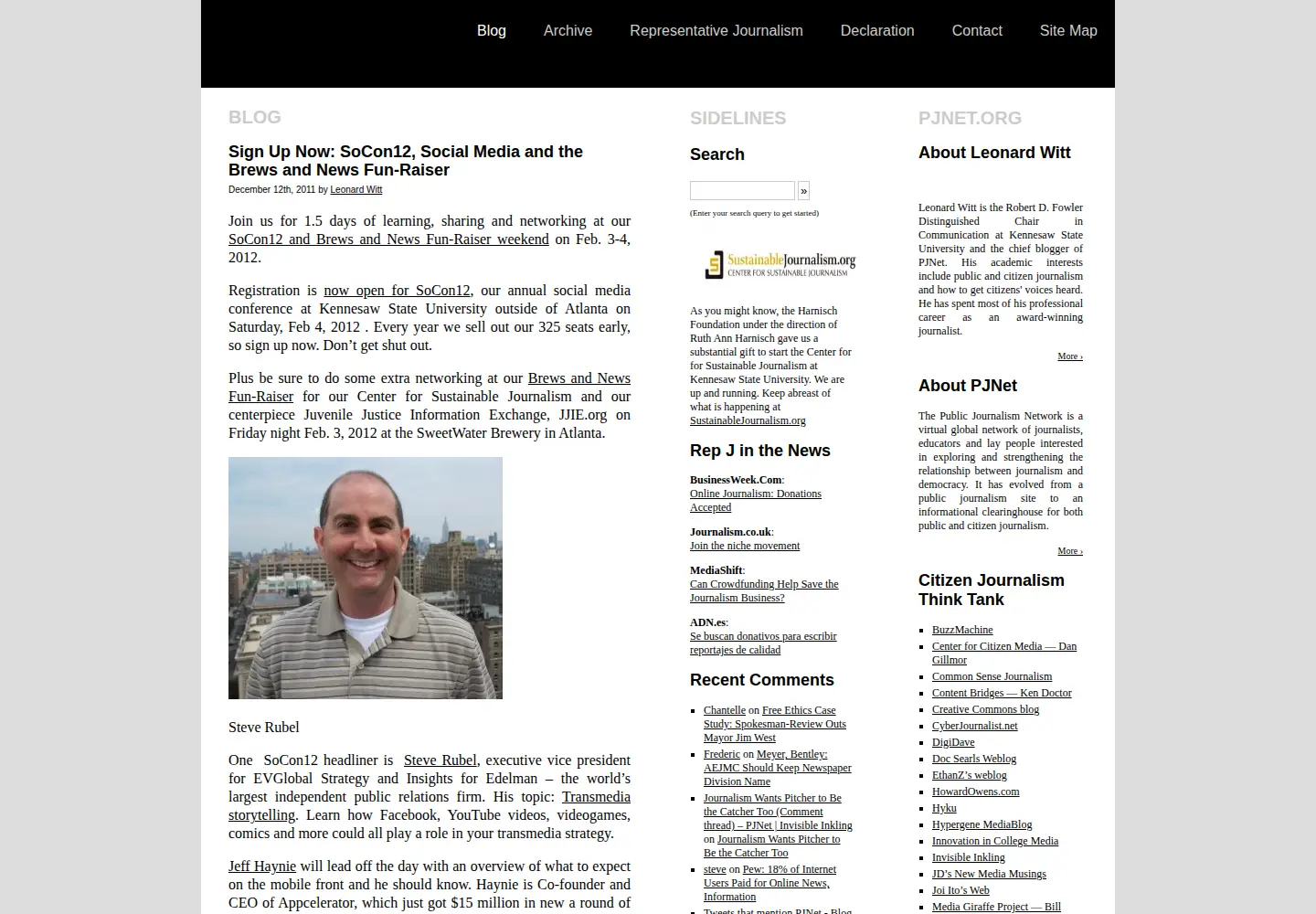 Screenshot of pjnet.org