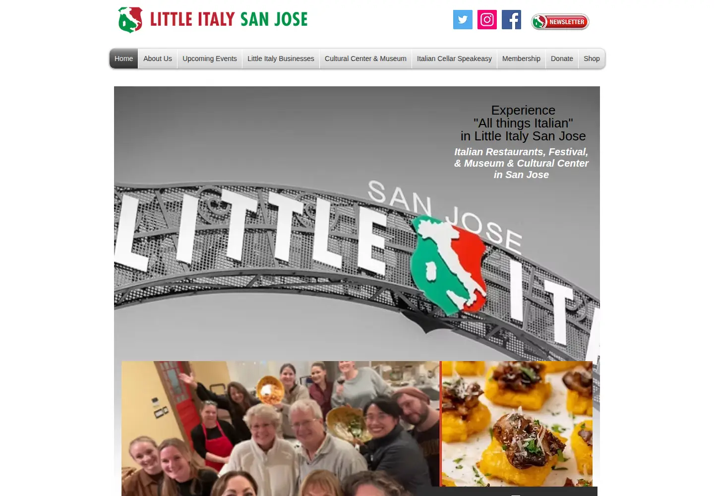 Screenshot of littleitalysj.com
