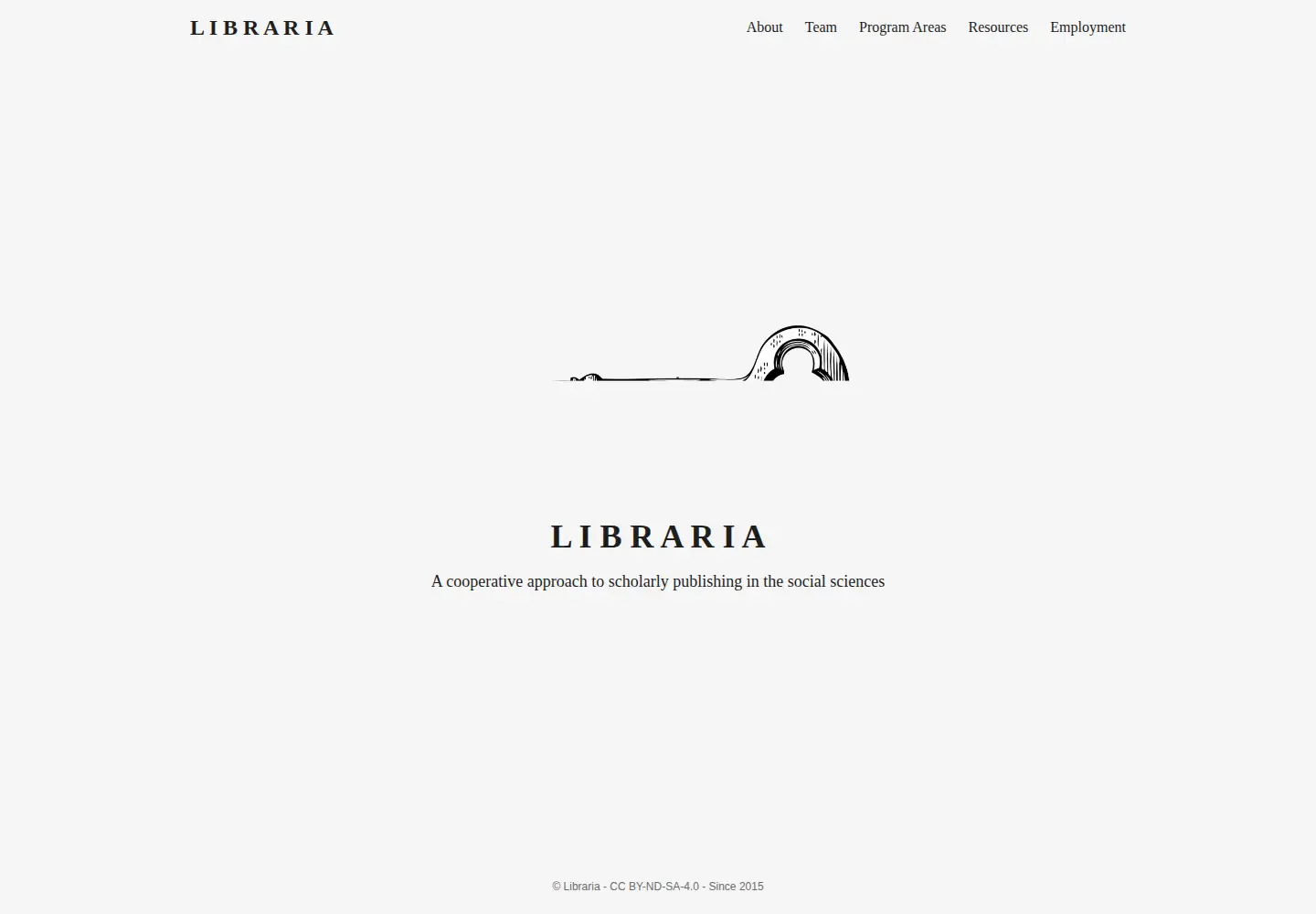 Screenshot of libraria.cc