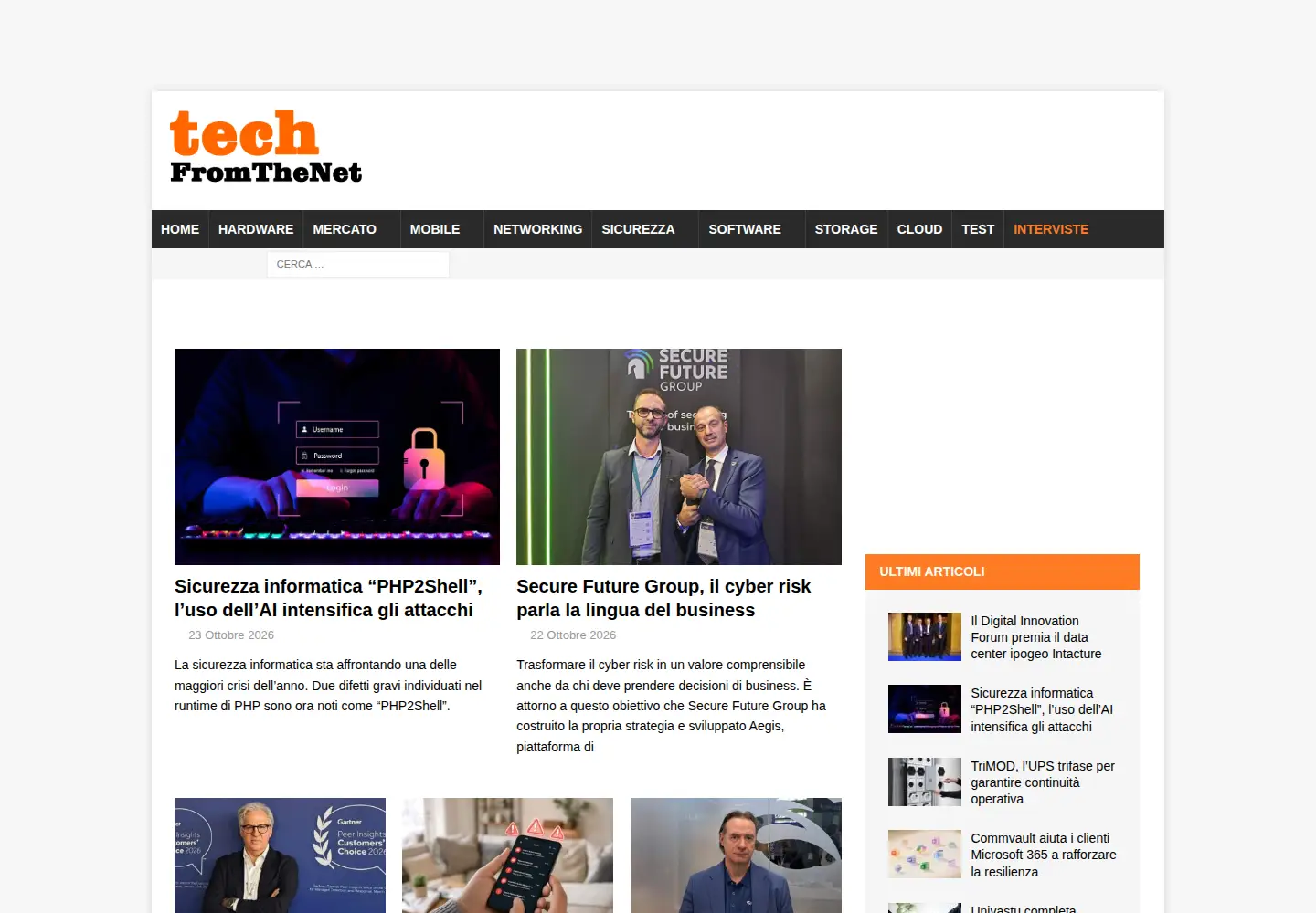 Screenshot of techfromthenet.it