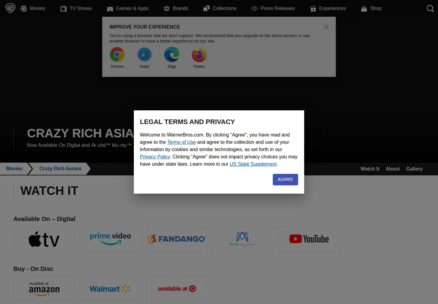 Screenshot of crazyrichasiansmovie.com