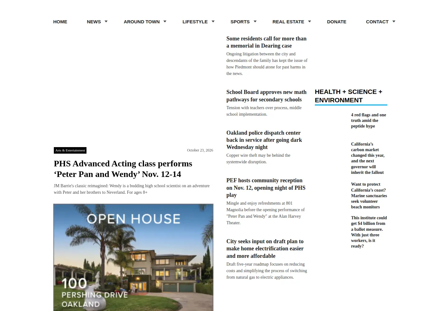 Screenshot of piedmontexedra.com