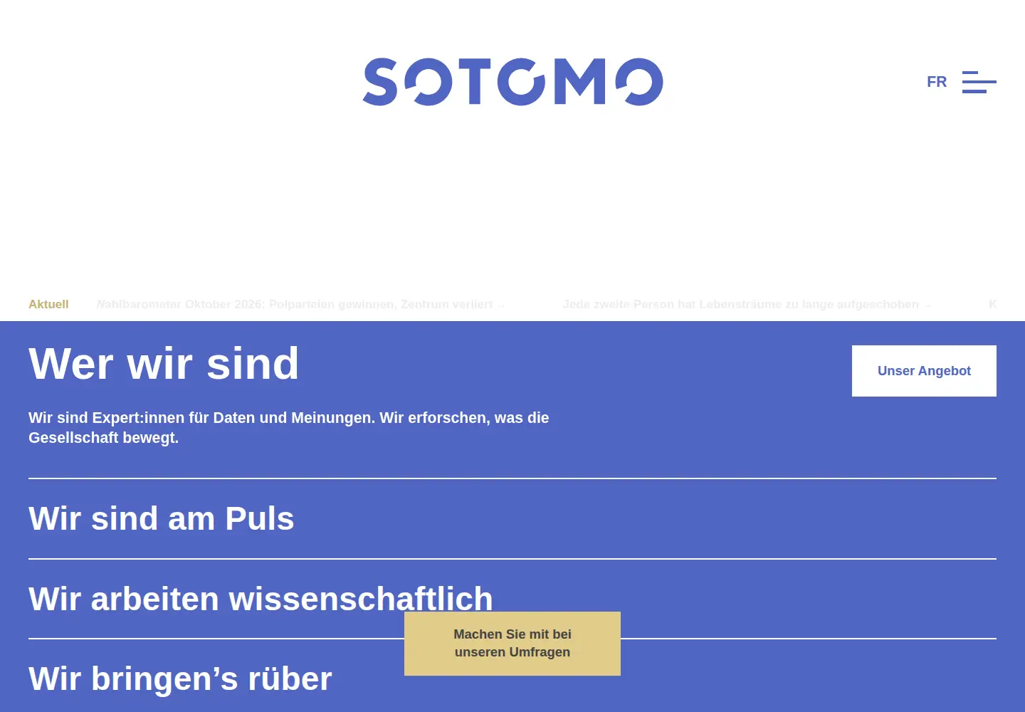 Screenshot of sotomo.ch