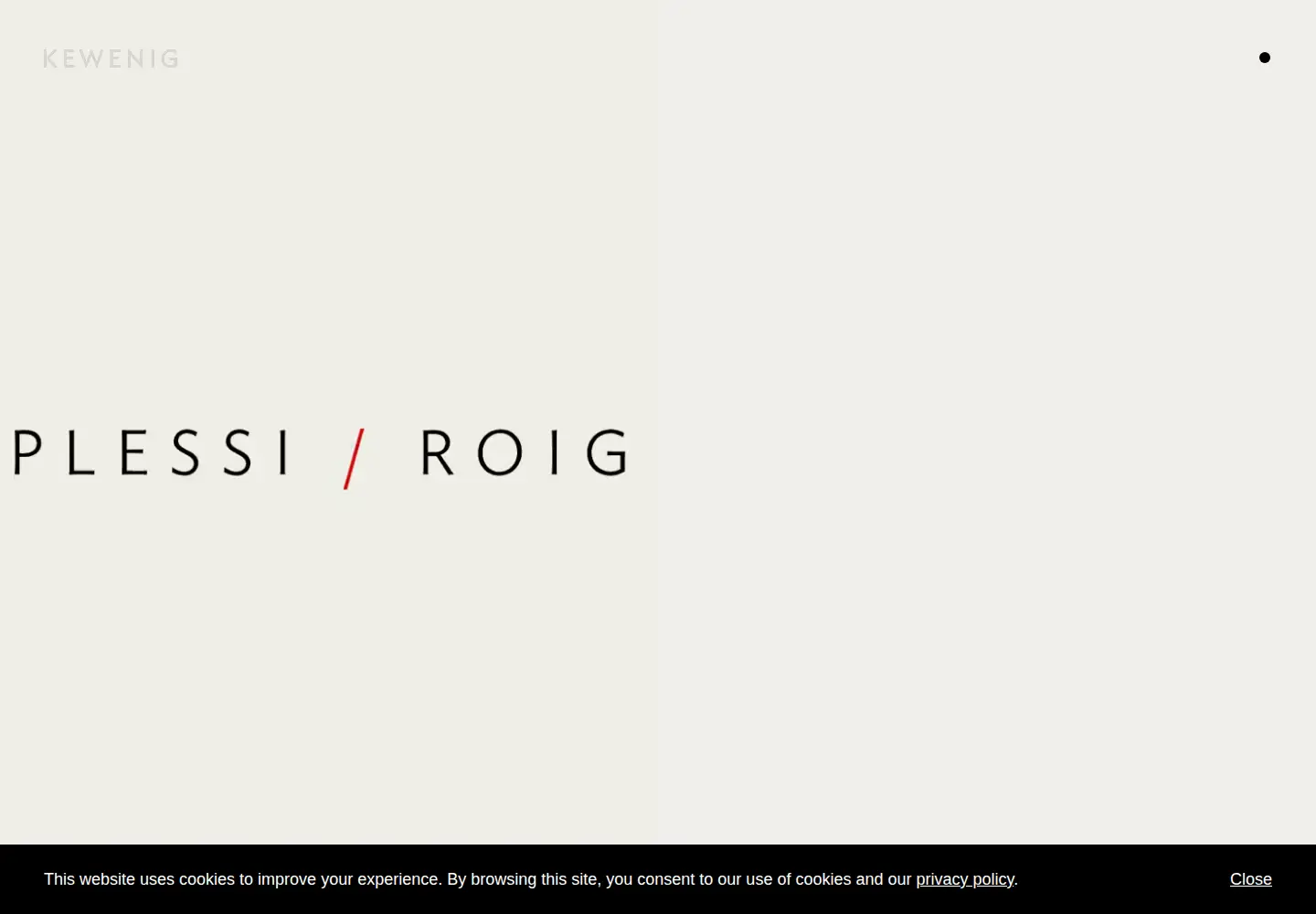 Captured homepage of kewenig.com in the current scan