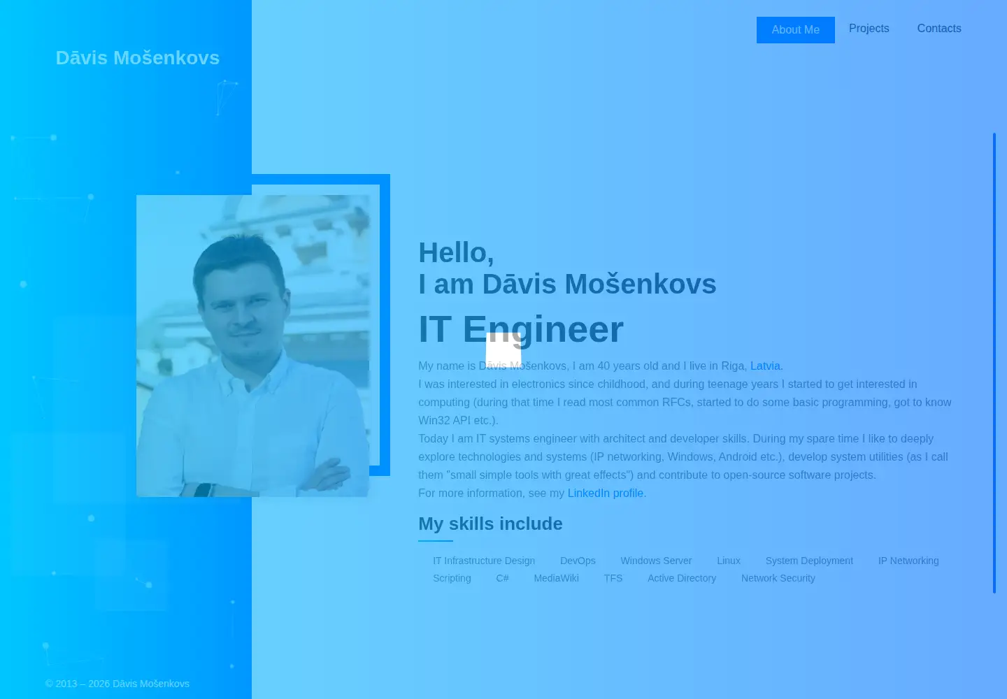 Screenshot of dm.id.lv