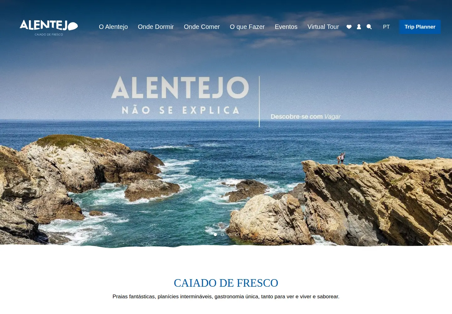 Screenshot of visitalentejo.pt