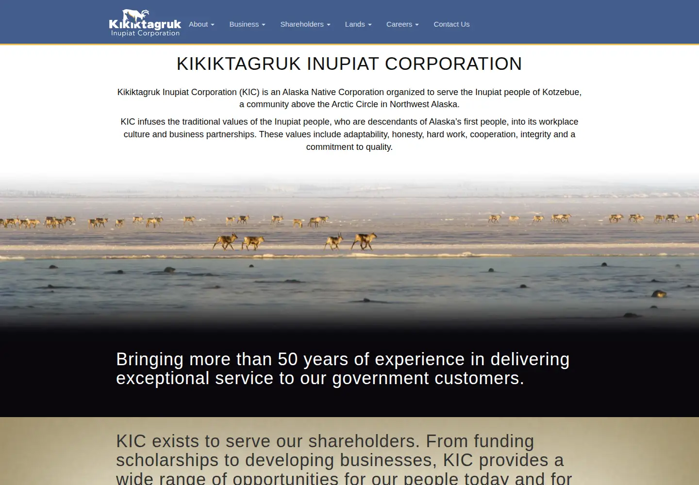 Screenshot of kikiktagruk.com