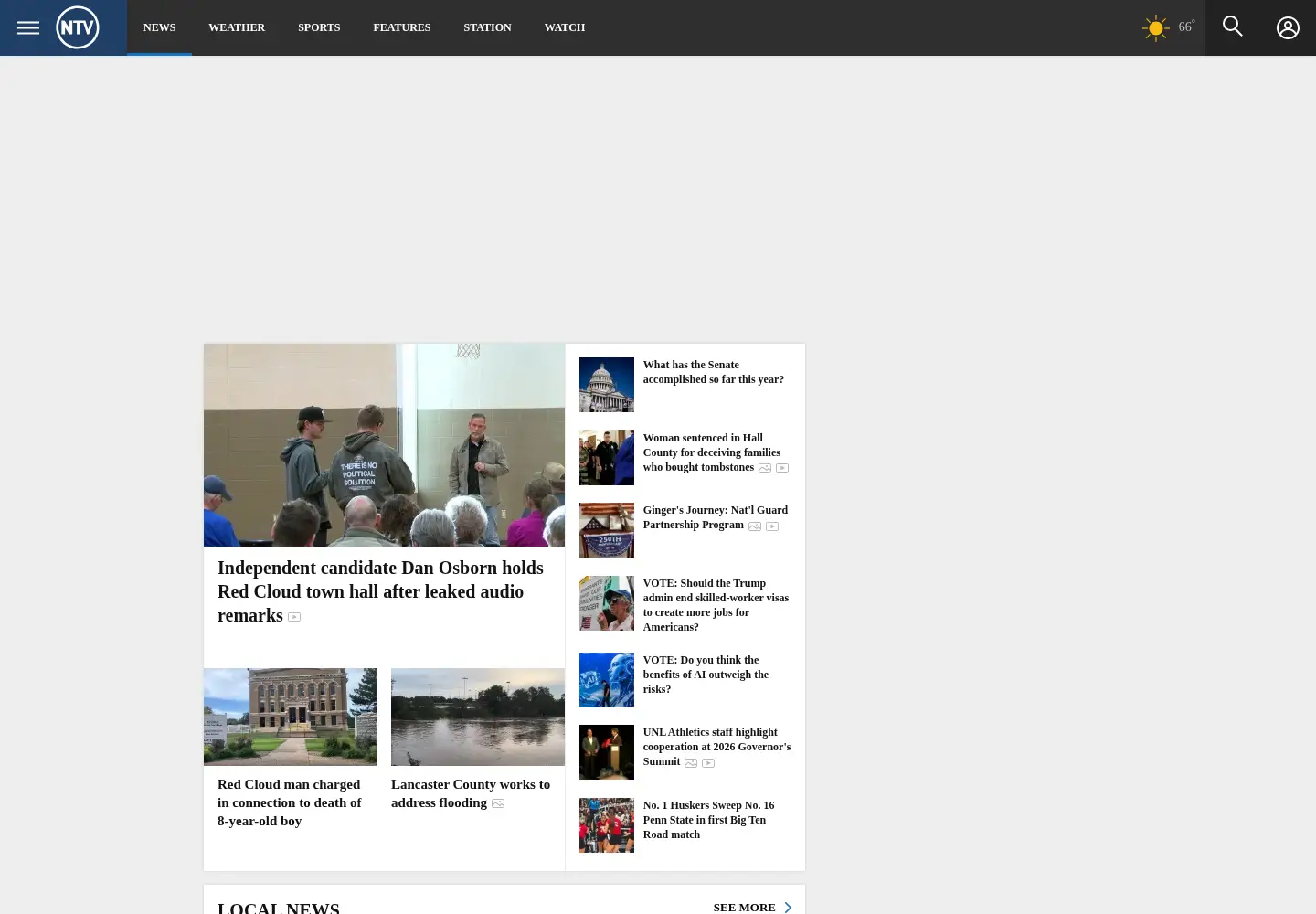 Screenshot of nebraska.tv