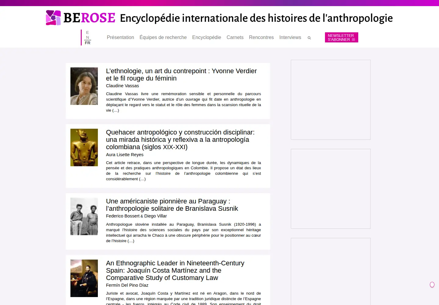 Screenshot of berose.fr