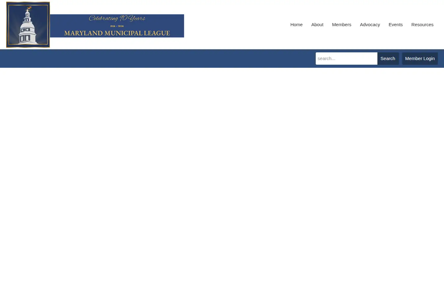 Screenshot of mdmunicipal.org