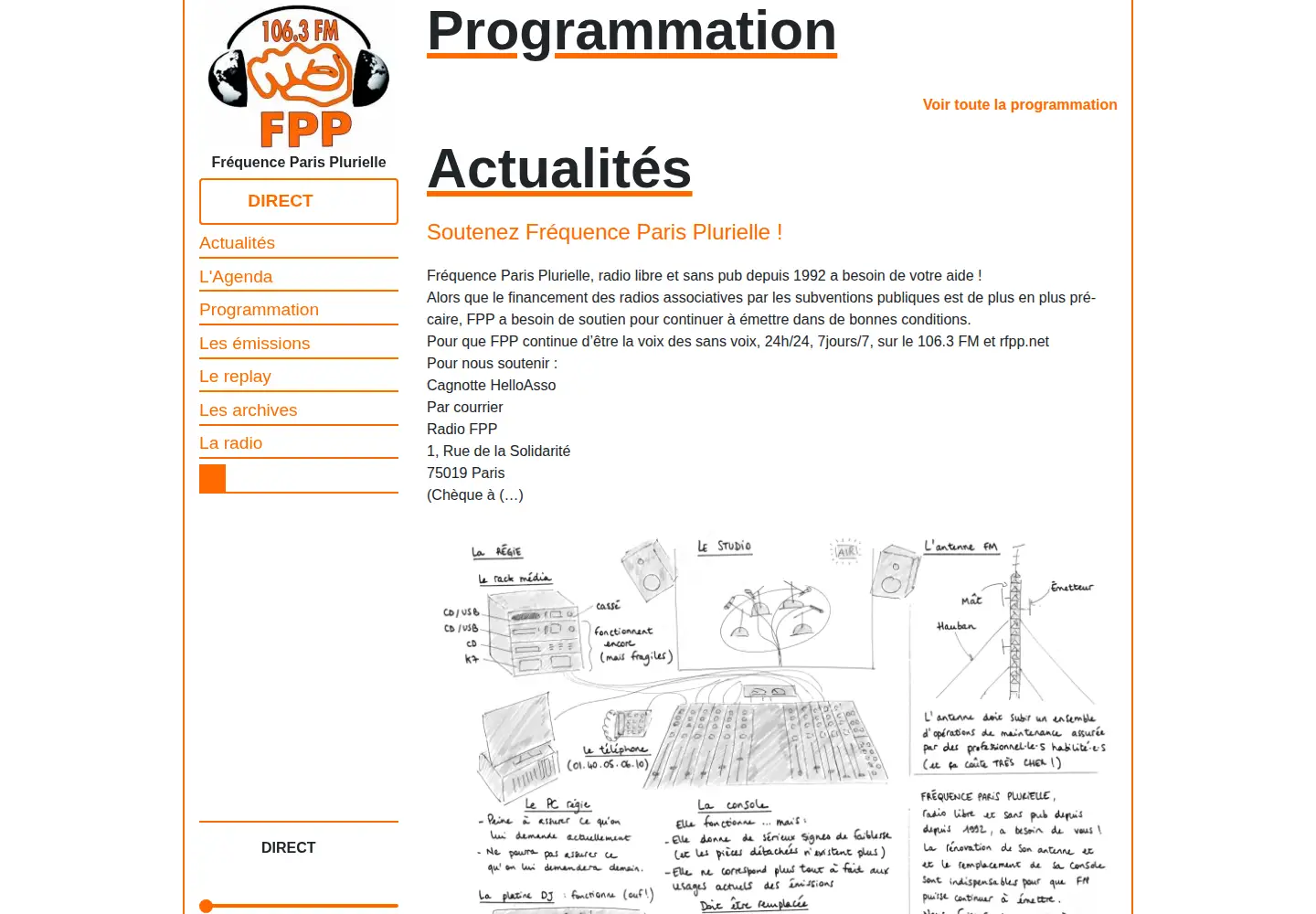 Captured homepage of rfpp.net in the current scan
