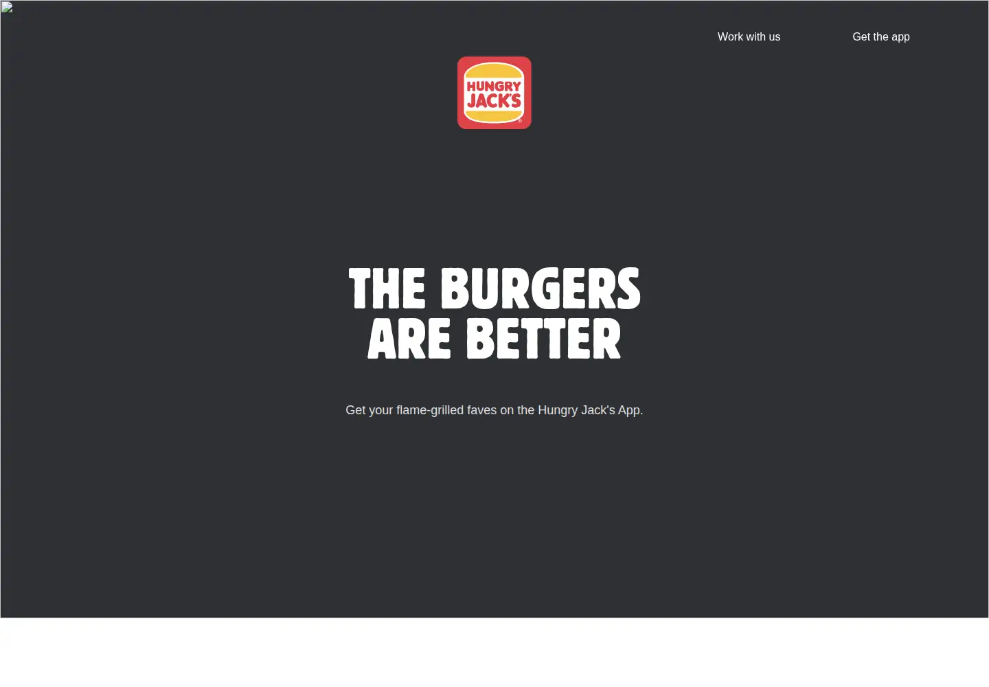 Screenshot of hungryjacks.com.au