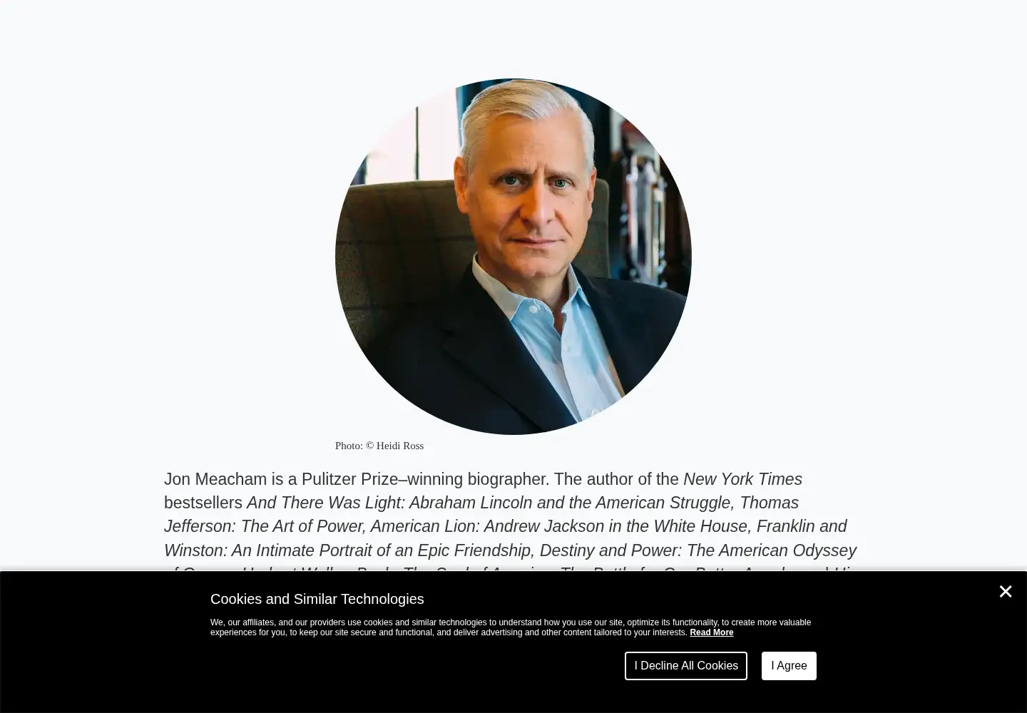 Screenshot of jonmeacham.com