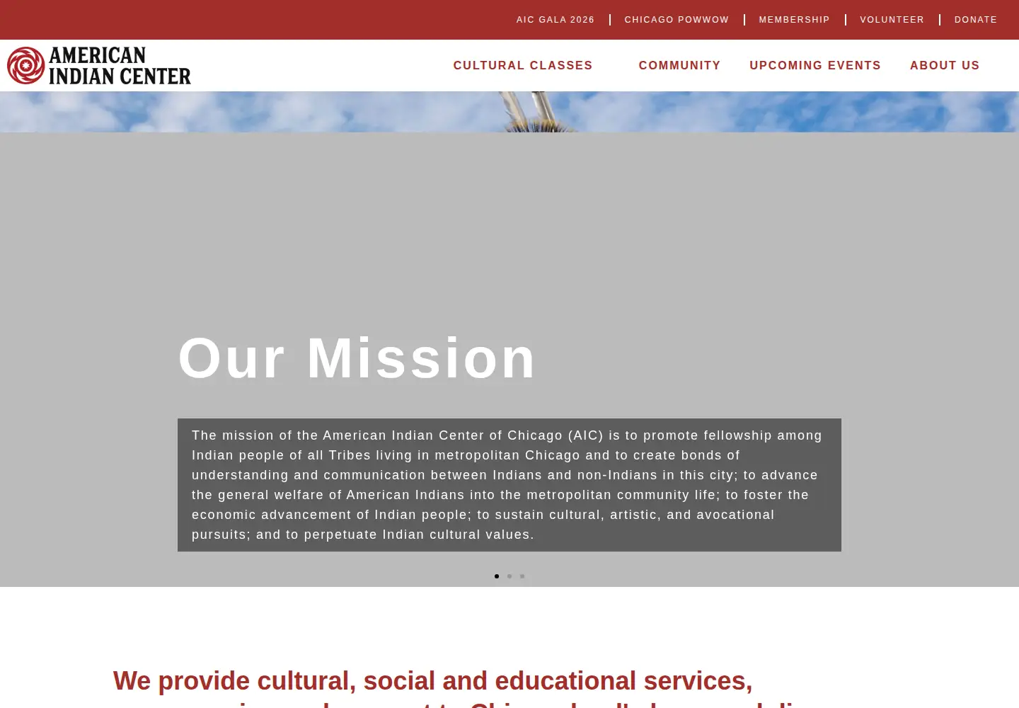 Screenshot of aicchicago.org
