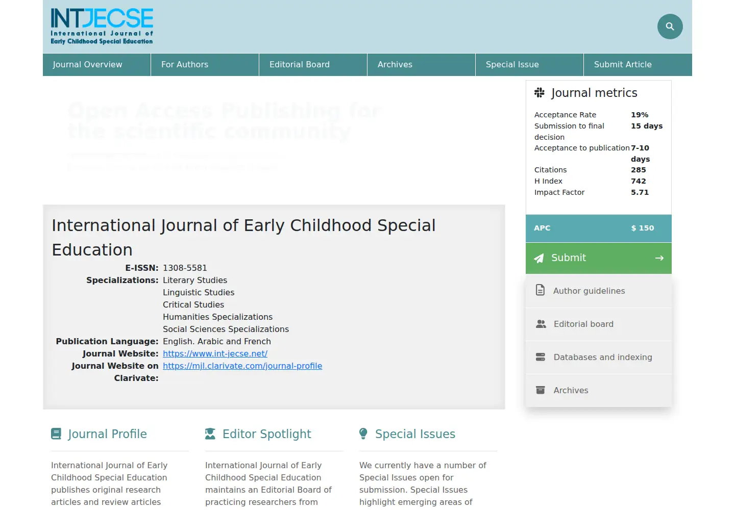 Screenshot of int-jecse.net