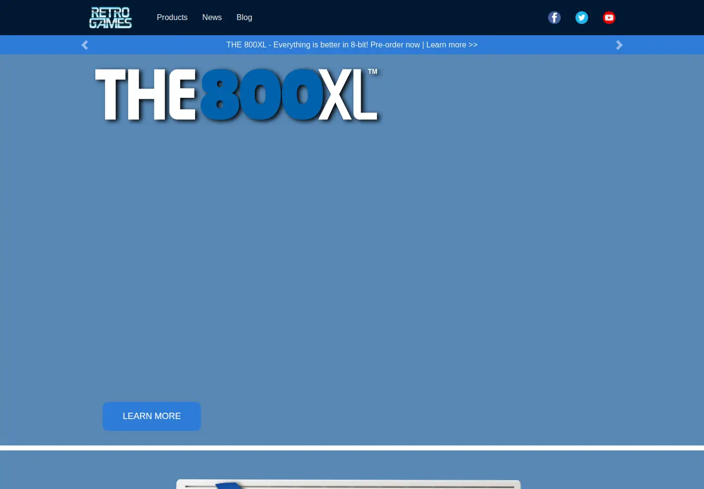 Screenshot of retrogames.biz