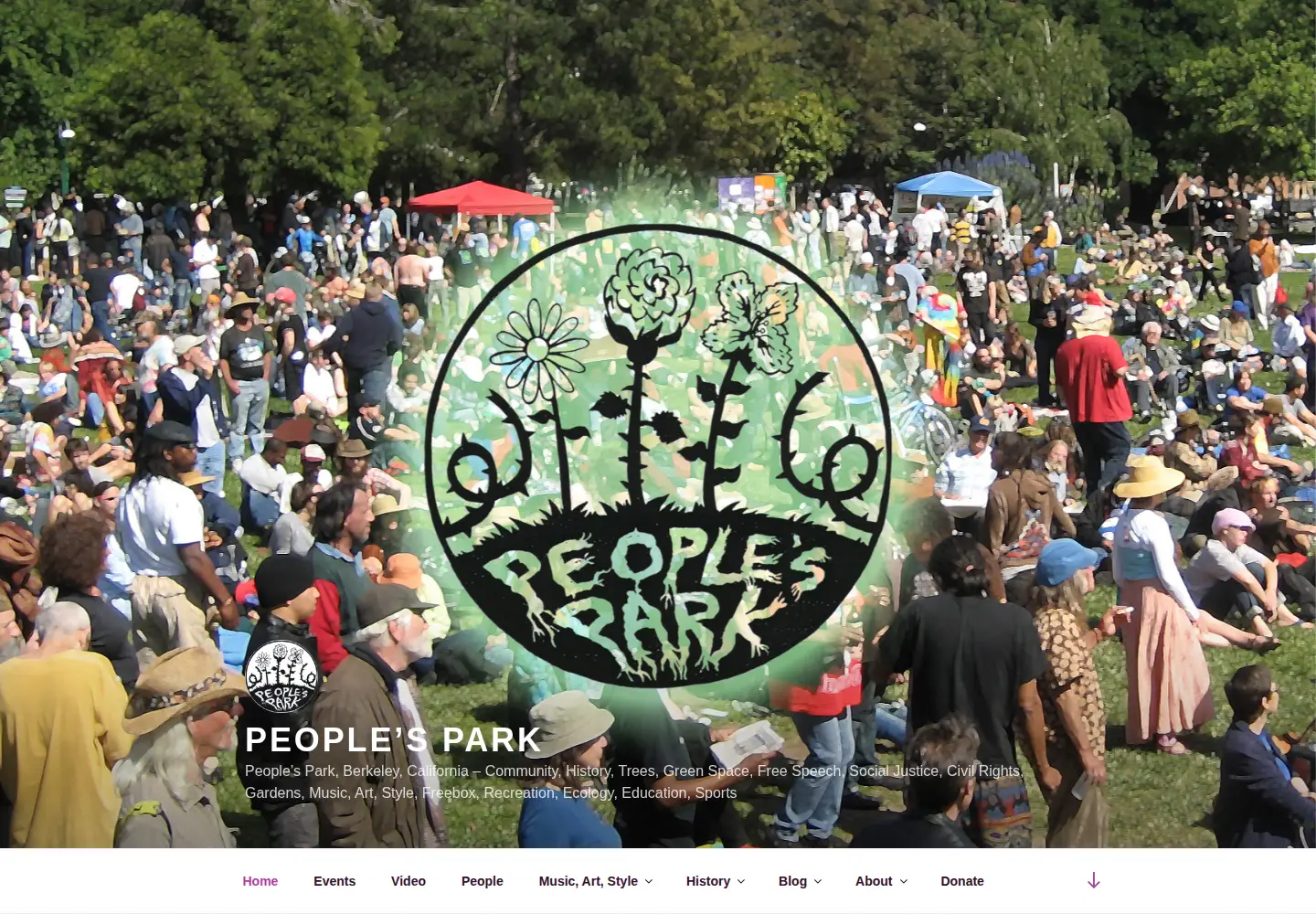 Screenshot of peoplespark.org