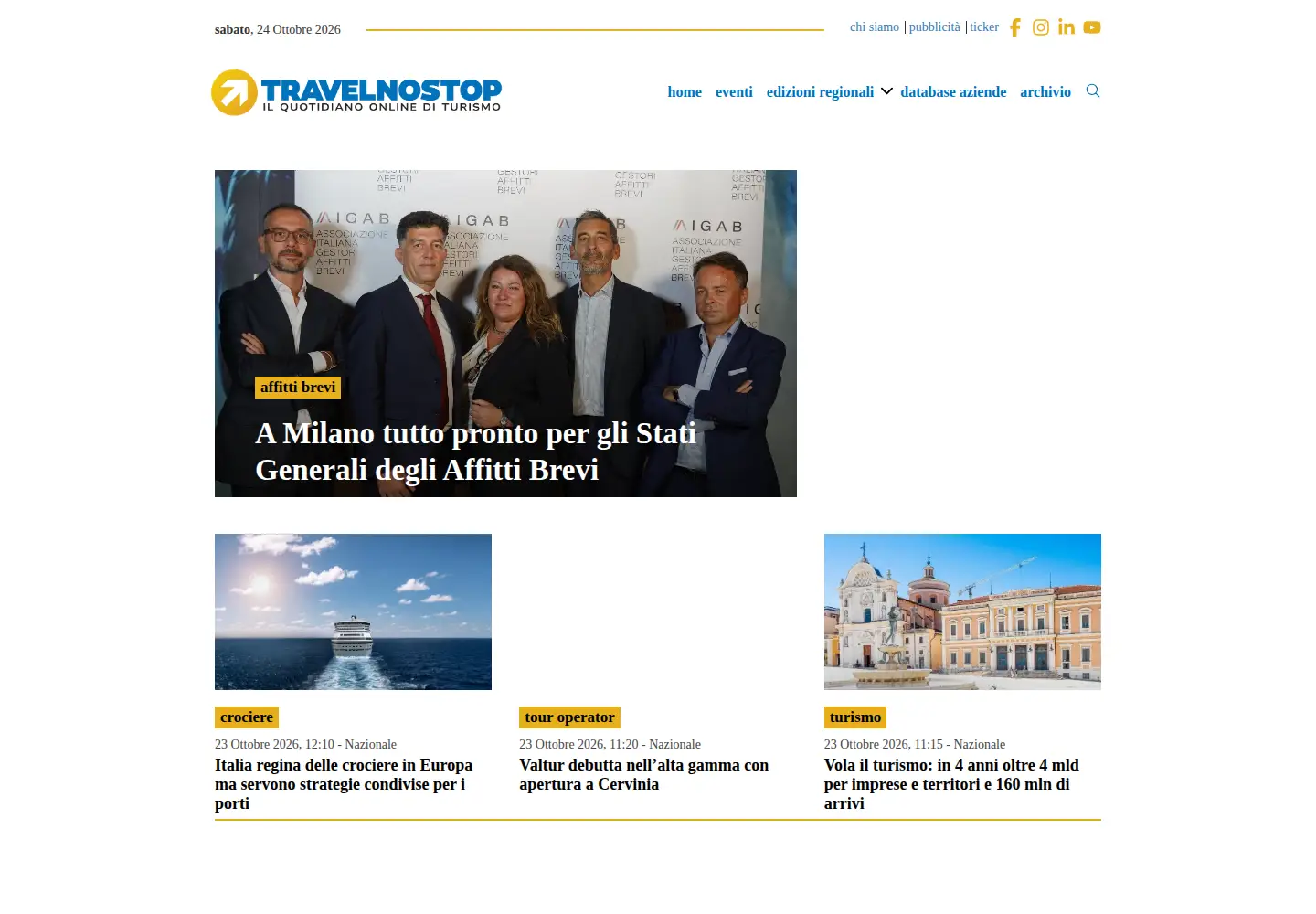 Screenshot of travelnostop.com