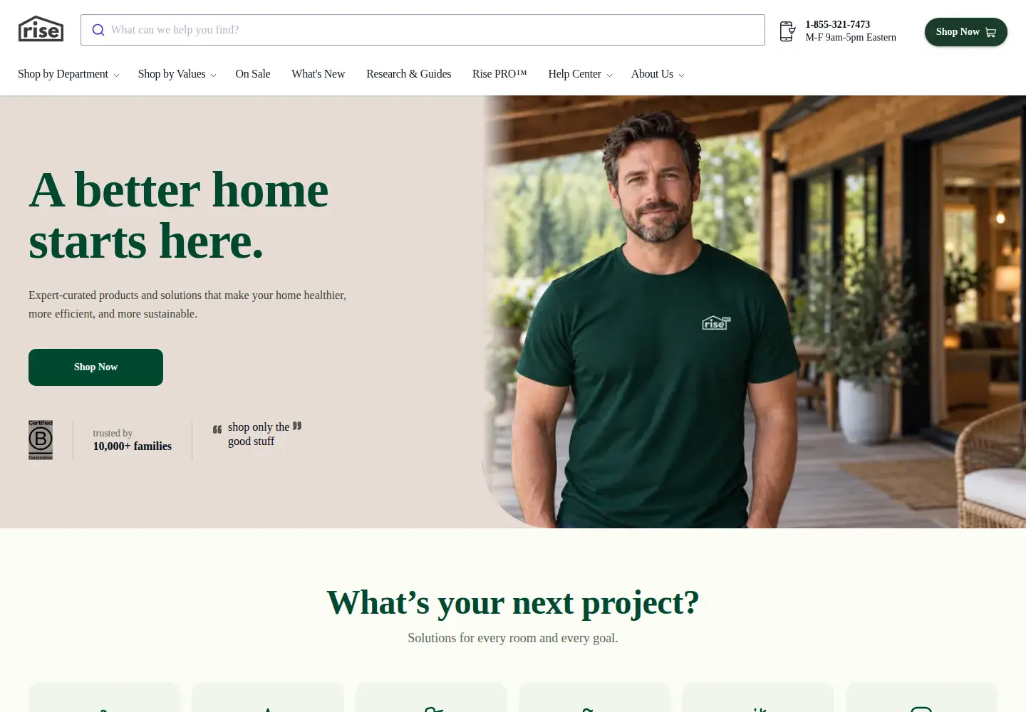 Screenshot of buildwithrise.com