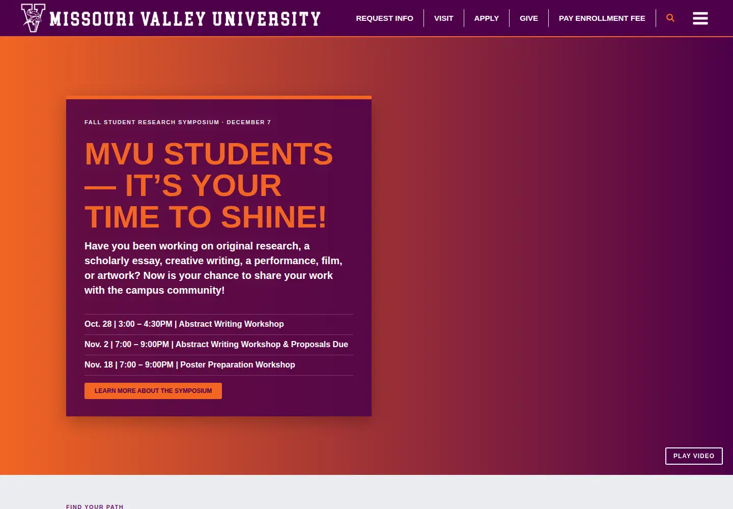 Screenshot of moval.edu