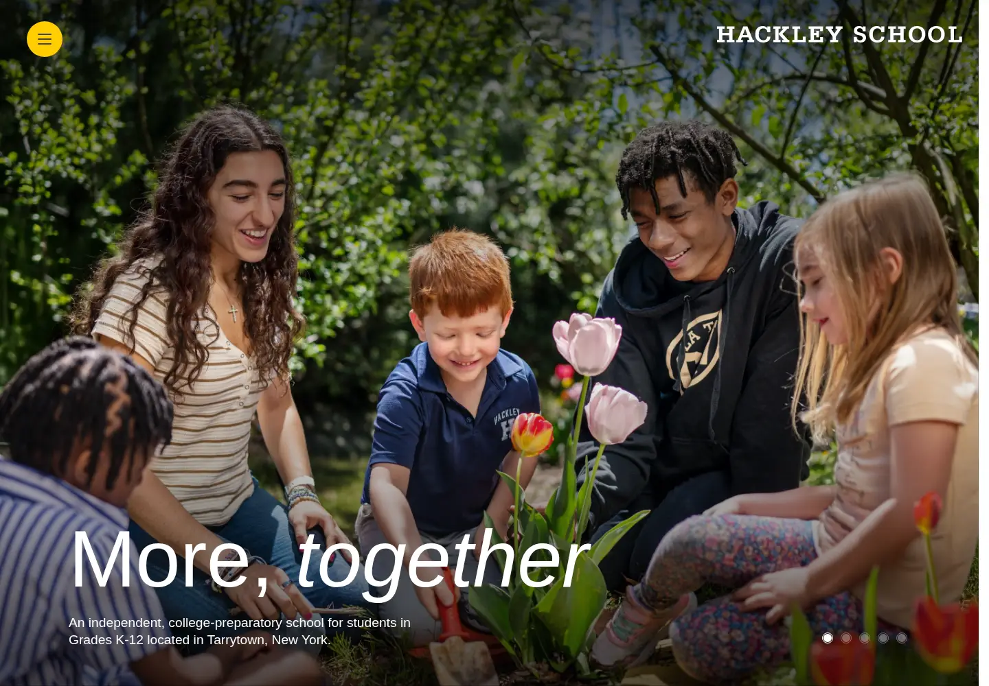 Screenshot of hackleyschool.org