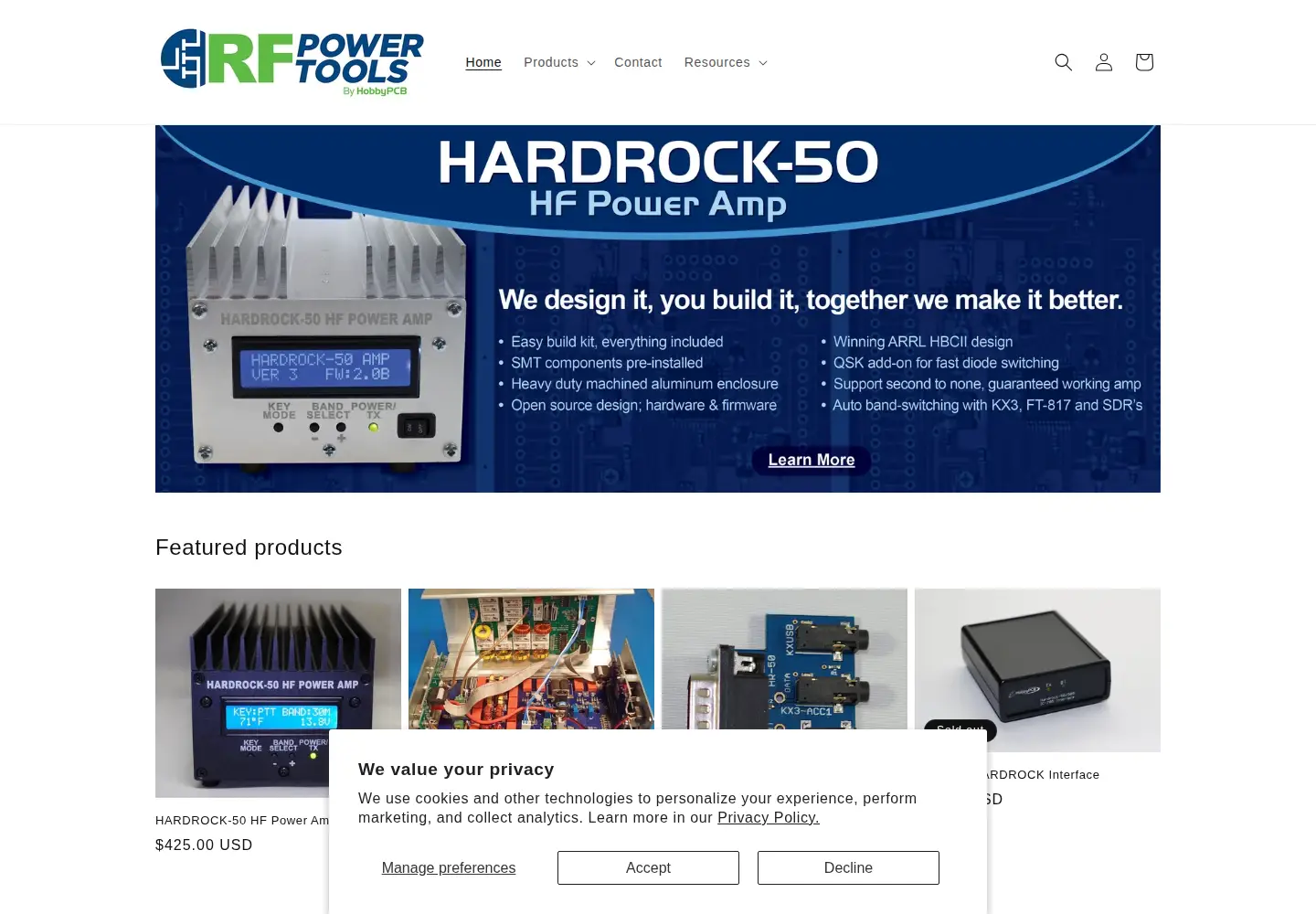 Screenshot of hobbypcb.com