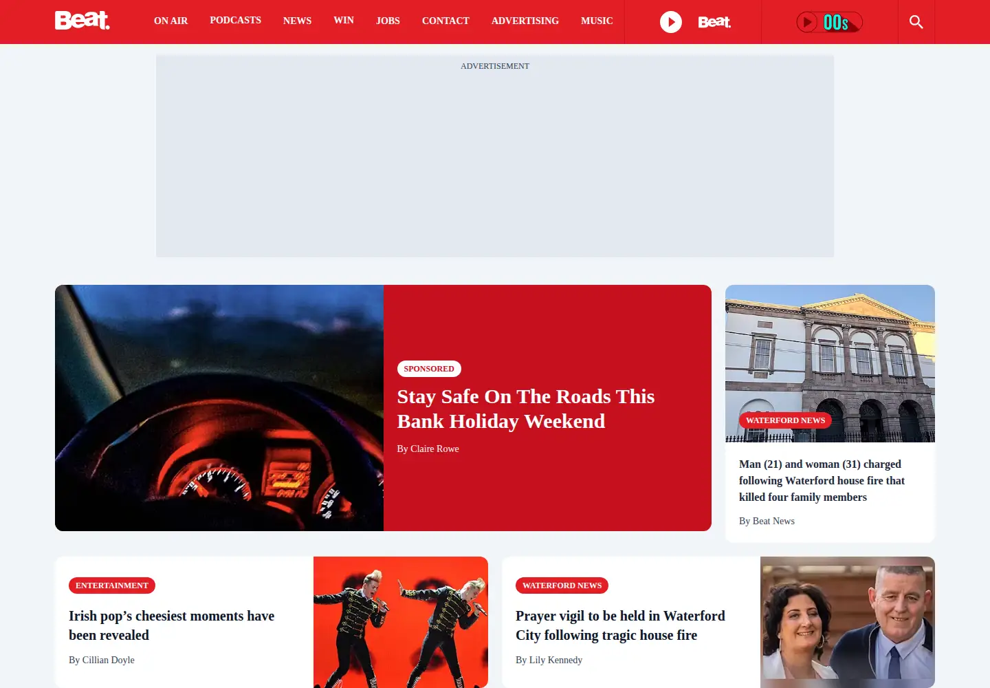 Screenshot of beat102103.com
