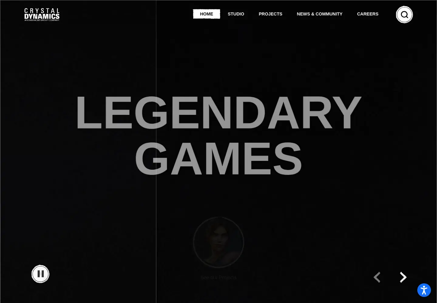 Captured homepage of crystald.com in the current scan