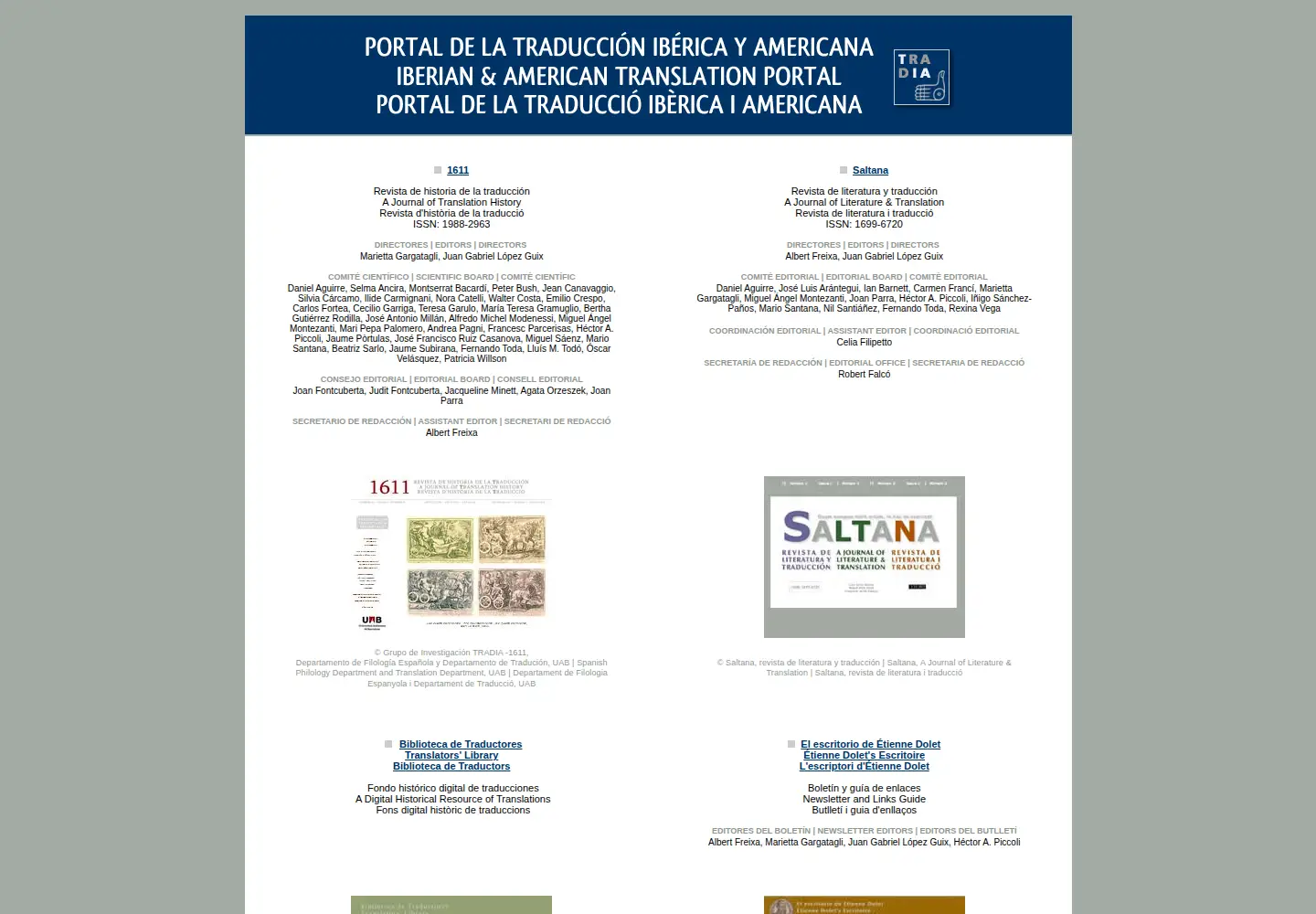 Screenshot of traduccionliteraria.org