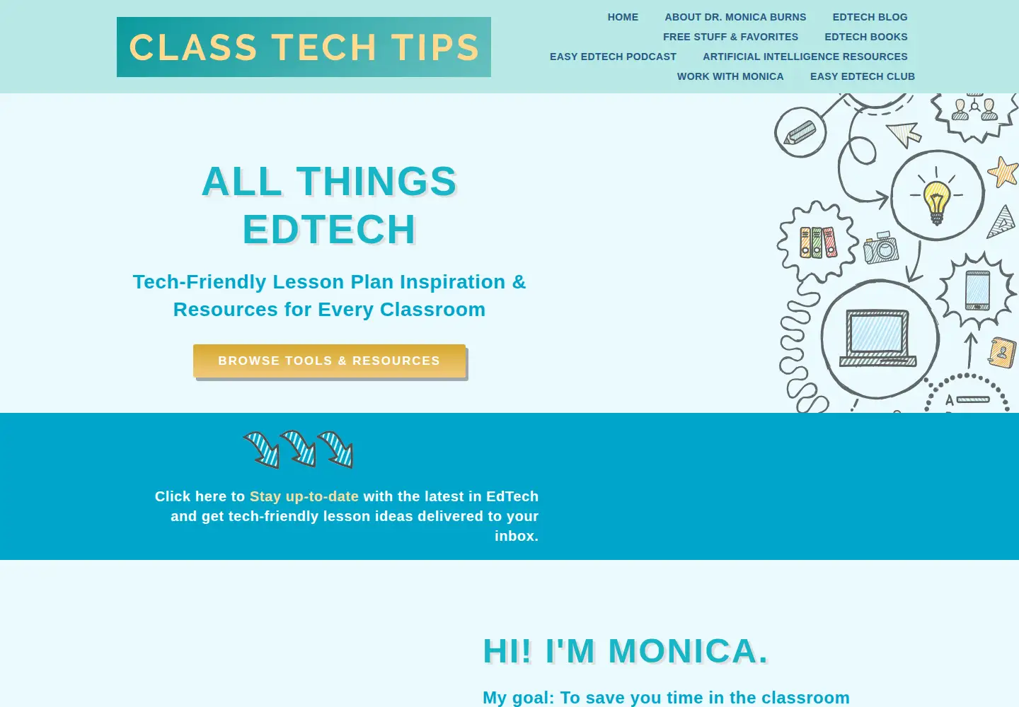 Screenshot of classtechtips.com