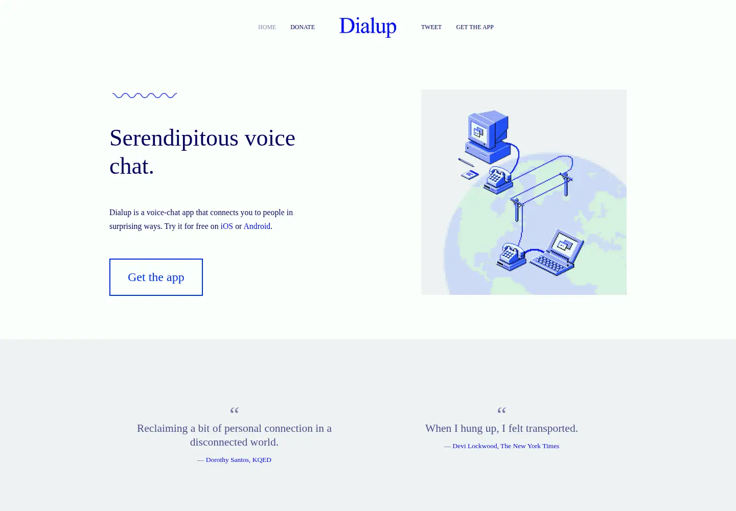 Screenshot of dialup.com
