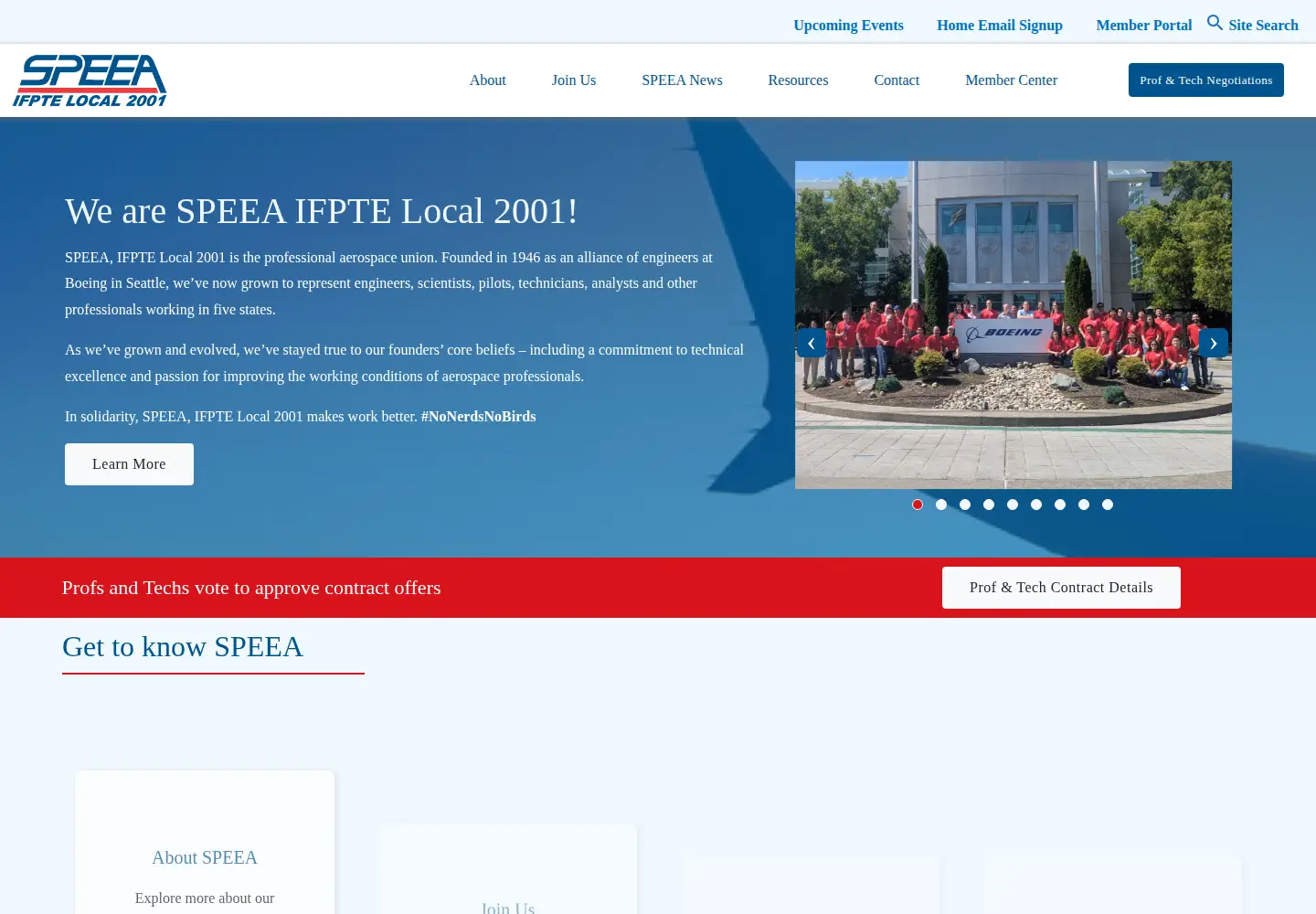 Screenshot of speea.org