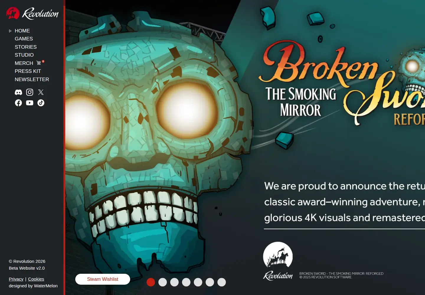 Screenshot of revolution.co.uk