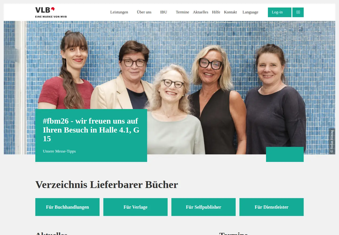 Screenshot of vlb.de