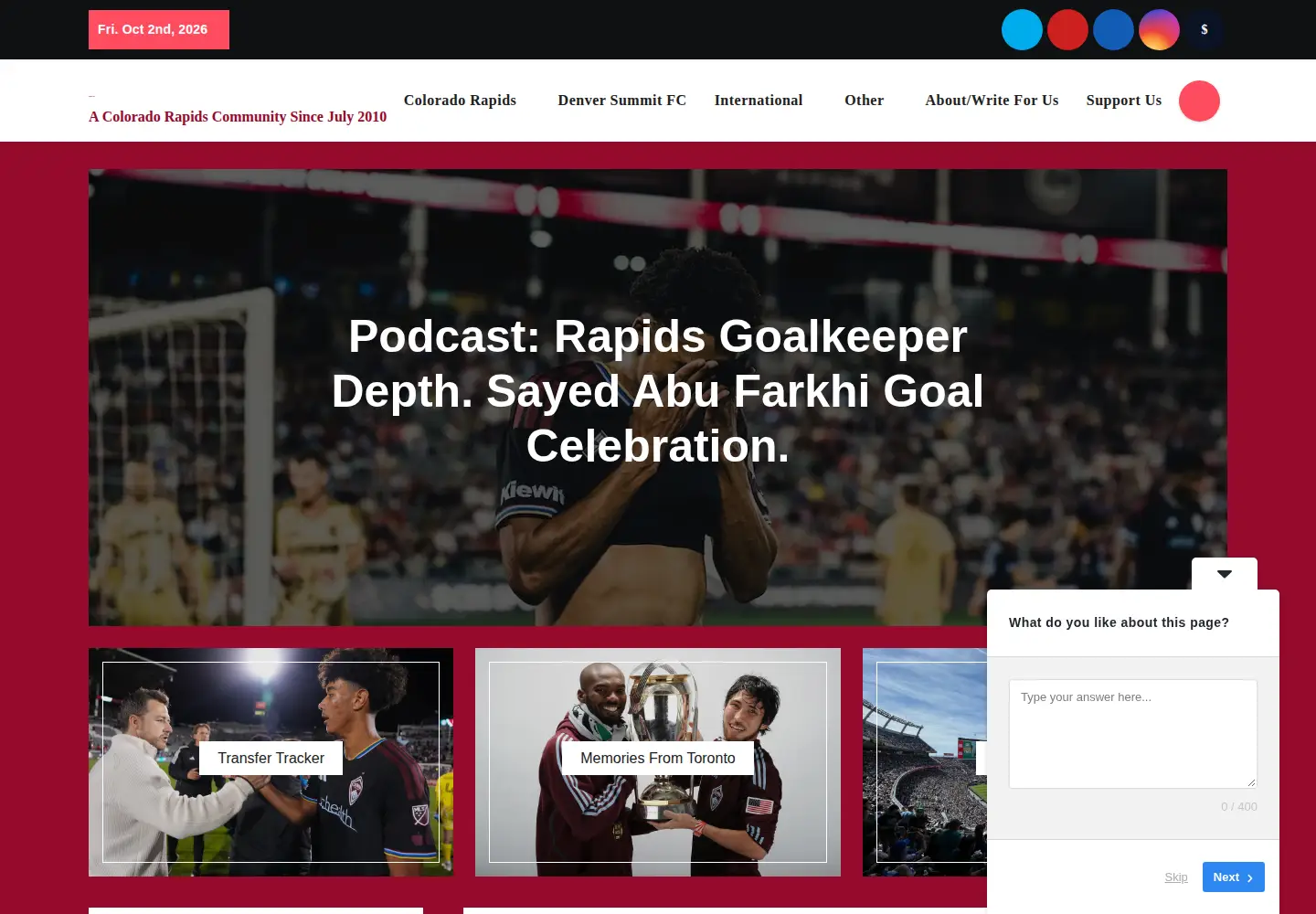 Screenshot of burgundywave.com