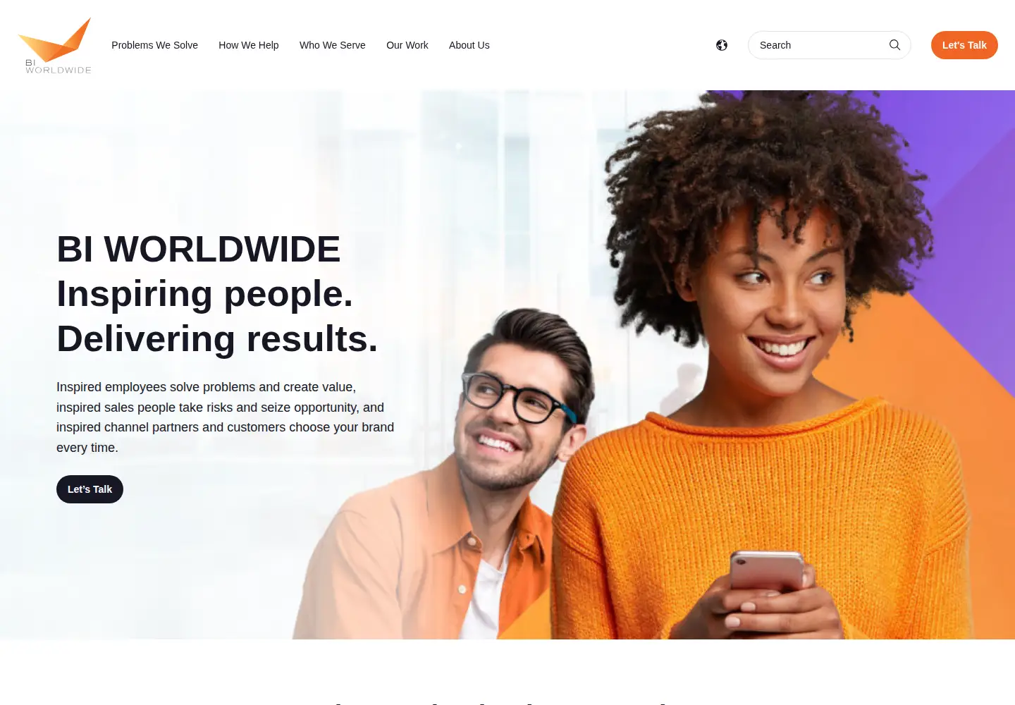 Screenshot of biworldwide.com