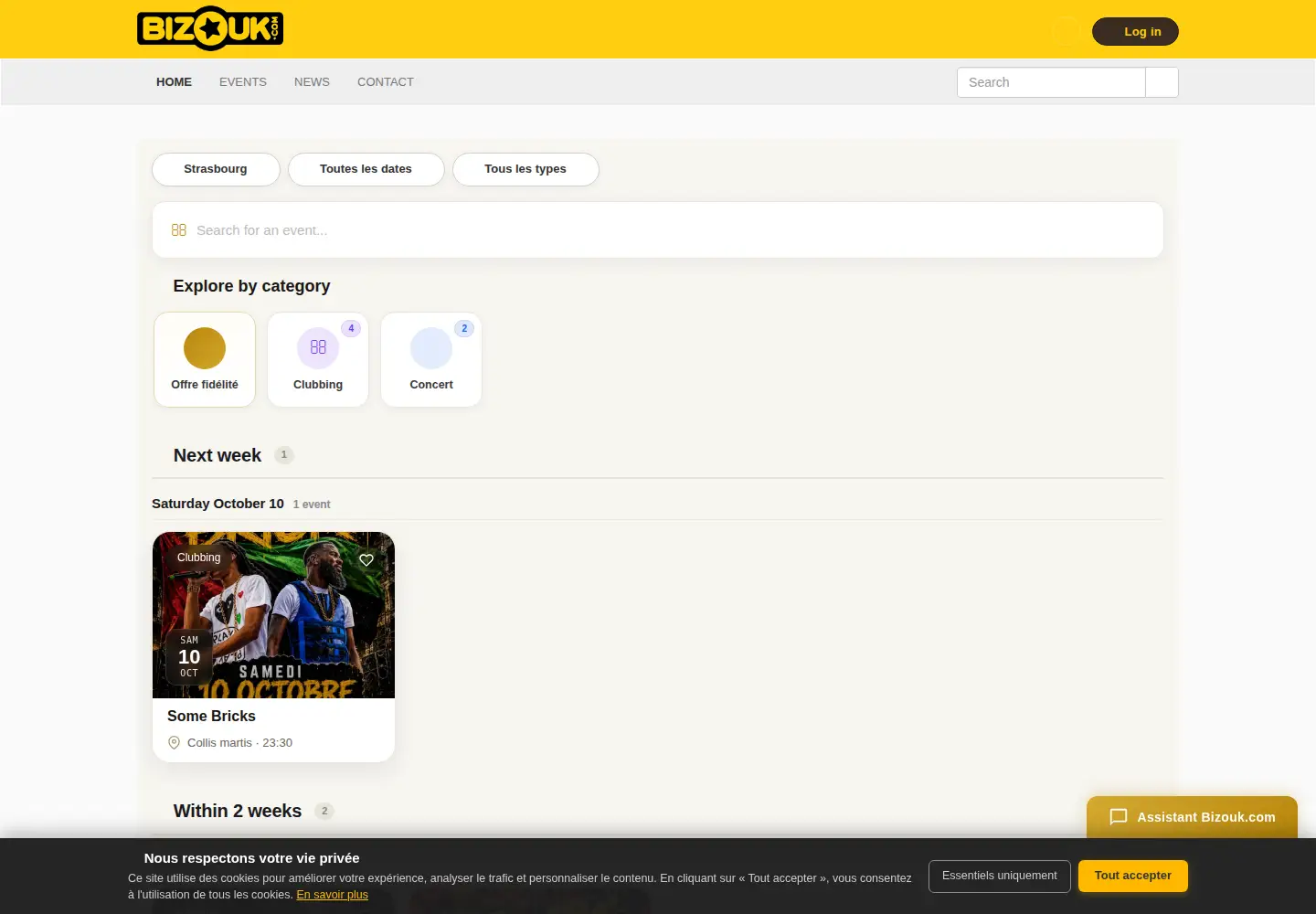 Screenshot of bizouk.com
