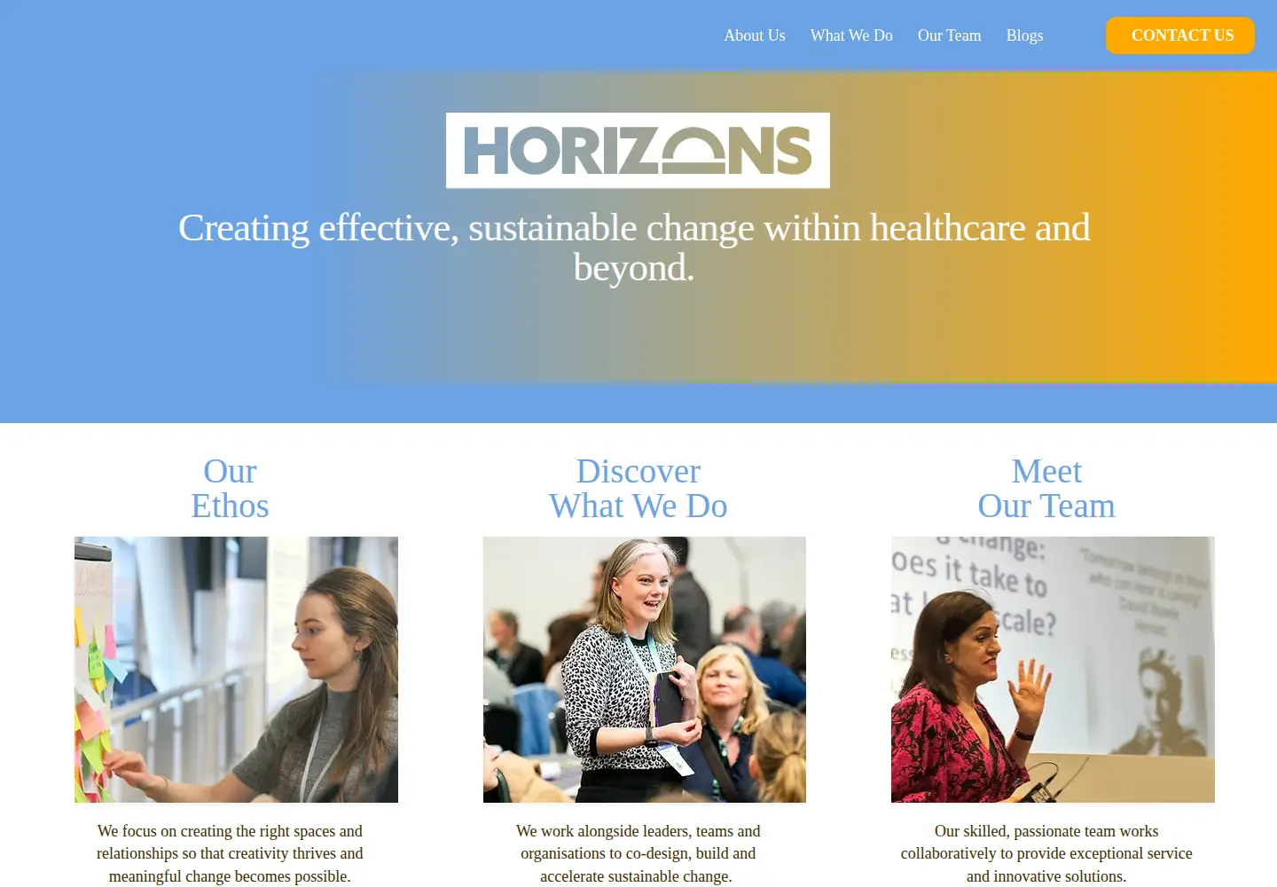 Screenshot of horizonsnhs.com